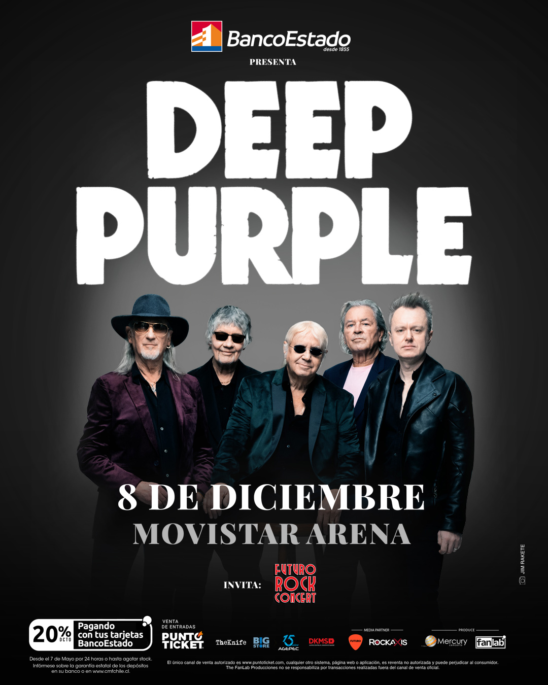 De la casa: Deep Purple vuelve a Chile